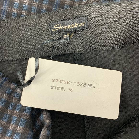 Shinestar NWT Medium Straight Pencil Skirt Plaid - Picture 4 of 4